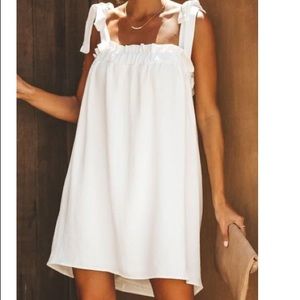 Vici white tie dress